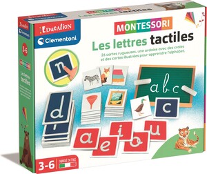 Clementoni Montessori - les lettres tactiles (fr) 8005125526154