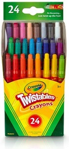 Crayola Crayons de cire twistables 24 mini effects amusants 071662097240