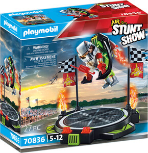 Playmobil Playmobil 70836 Air Stuntshow Pilote avec réacteur dorsal 4008789708366