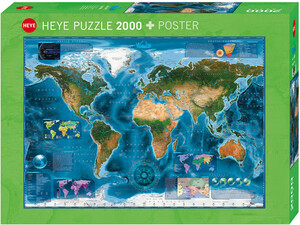 Heye Casse-tête 2000 Satellite Map 4001689297978