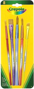 Crayola Pinceaux premium Ensemble de 5 063652350619