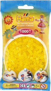 Hama Hama Midi 1000 perles jaune transparent 207-14 028178207144