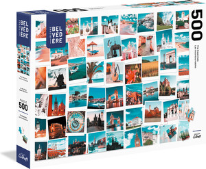 Belvedere Puzzle Casse-tête 500 Souvenirs De Voyage 061152702204