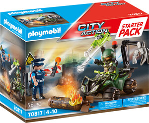 Playmobil Playmobil 70817 Starter Pack Policier et démineur 4008789708175