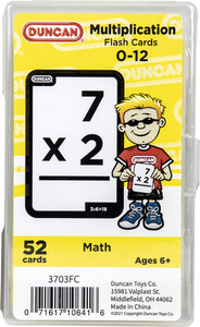 Duncan Flash Cards -Multiplication 071617106416
