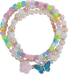 Creative Education Bijou Pearly Butterfly Bracelet (4 pcs) 771877840814