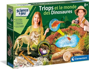 Clementoni S&J Triops et le monde des dinosaures (fr) 8005125525669