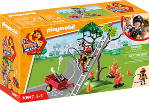 Playmobil Playmobil 70917 Duck On Call - Pompier et chat 4008789709172