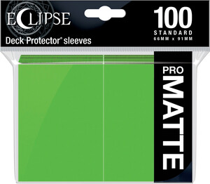 Ultra PRO Protecteurs de cartes Standard Eclipse PRO-Matte Vert Lime 100ct 074427156183