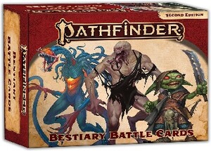 Paizo Publishing Pathfinder 2e (en) Bestiary Battle Cards (2nd Edition) 9781640782129