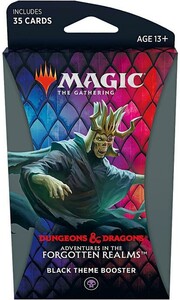 Wizards of the Coast MTG Forgotten Realms Theme Booster black 