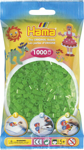 Hama Hama Midi 1000 perles vert néon 207-37 028178207373