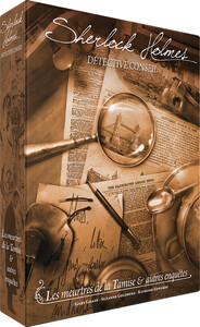 Asmodee Sherlock Holmes détective conseil - Meurtres de la Tamise et autres enquêtes (fr) 9782370990068