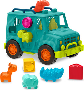 B.Toys - Happy Cruisers Camion à formes " Rollin' animal rescue" 062243445833