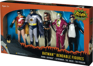 Toysmith Figurines Batman, Robin, Catwoman, Joker, Pingouin 085761200333