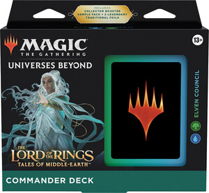 Wizards of the Coast MTG Lord of the Rings Tales of Middle-Earth Commander Deck Elven Council *