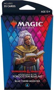 Wizards of the Coast MTG Forgotten Realms Theme Booster blue 
