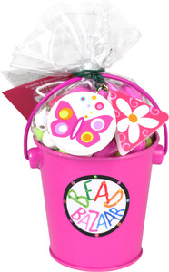 Bead Bazaar Perles seau de jardin rose 633870002012