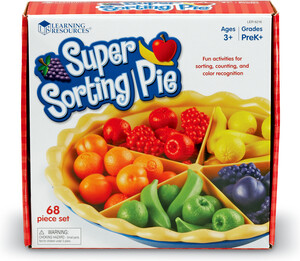 Learning Resources Super tarte à compter et trier, 68pcs (fr/en) (Super Sorting Pie) 765023062168
