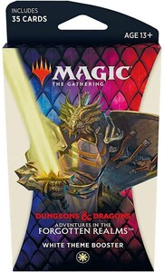 Wizards of the Coast MTG Forgotten Realms Theme Booster white 