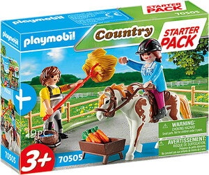 Playmobil Playmobil 70505 Starter Pack Cavaliere et palefrenier (janvier 2021) 4008789705051