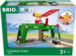 BRIO Brio Train en bois Grue de chargement de conteneurs 33996 7312350339963
