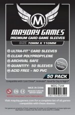 Mayday Games Protecteurs de cartes Lost cities (clear) 70x110mm 125% thicker 50ct 080162882836
