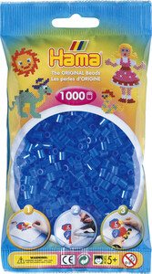 Hama Hama Midi 1000 perles bleu transparent 207-15 028178207151