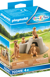 Playmobil Playmobil 70349 Suricates et rocher (mars 2021) 4008789703491