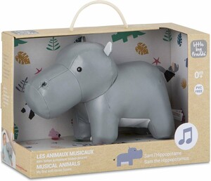 Little Big Friends Musical Animal - Hippo 3700552302573
