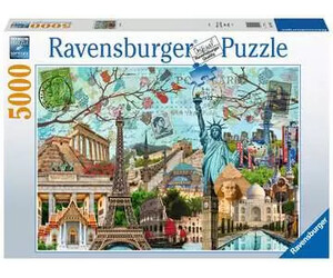 Ravensburger Casse-tête 5000 Collage de grandes villes 4005556171187