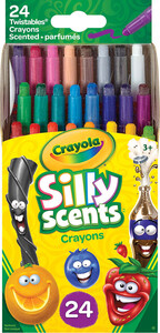 Crayola Crayons de cire 24 parfumés (silly scents) (crayons cire) 063652826503