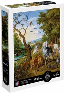 Casse-tete Calypto Casse-tête 1000 Entrée des animaux dans l'Arche de Noé (Jan Brueghel l'Ancien) 685X480mm 3760124870015