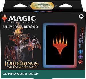 Wizards of the Coast MTG Lord of the Rings Tales of Middle-Earth Commander Deck The Hosts of Mordor *