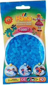 Hama Hama Midi 1000 perles bleu transparent 207-73 028178207731