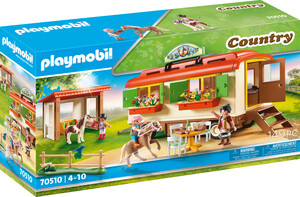 Playmobil Playmobil 70510 Box de poneys et roulotte 4008789705105