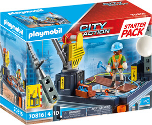 Playmobil Playmobil 70816 Starter Pack Plateforme de construction 4008789708168