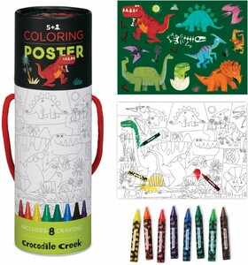 Crocodile creek Poster à colorier Dinosaures 732396750510