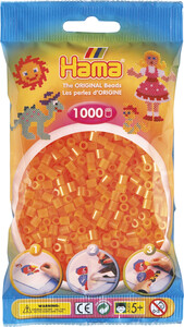 Hama Hama Midi 1000 perles orange néon 207-38 028178207380