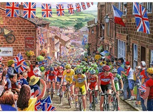 Gibsons Casse-tête 1000 Le Tour cycliste de Yorkshire, Angleterre, Royaume-Uni 5012269062052
