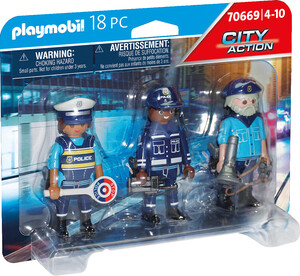 Playmobil Playmobil 70669 Equipe de policiers (juillet 2021) 4008789706690
