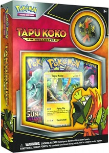 nintendo Pokémon Tapu Koko Pin Box 820650802768