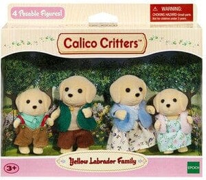 Calico Critters Calico Critters Yellow Labrador Family 020373220188