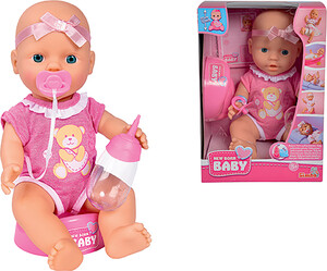 Simba Toys Poupée New Born Baby 30 cm avec son pot 806044004697