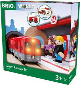 BRIO Brio Train en bois Circuit métro 33513 7312350335132