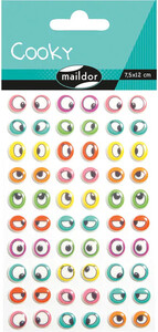 Cooky Autocollants Cooky - yeux couleurs 3609510901103