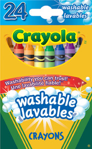 Crayola Crayons de cire lavables 24 (craies de cire) 063652692405