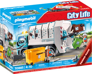Playmobil Playmobil 70885 Camion poubelle avec effet lumineux 4008789708854