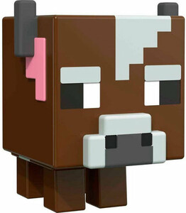 Mattel Minecraft - Mini Figurine tête mobile Vache 194735032723