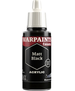The Army Painter Warpaints: fanatic acrylic matt black 5713799300125